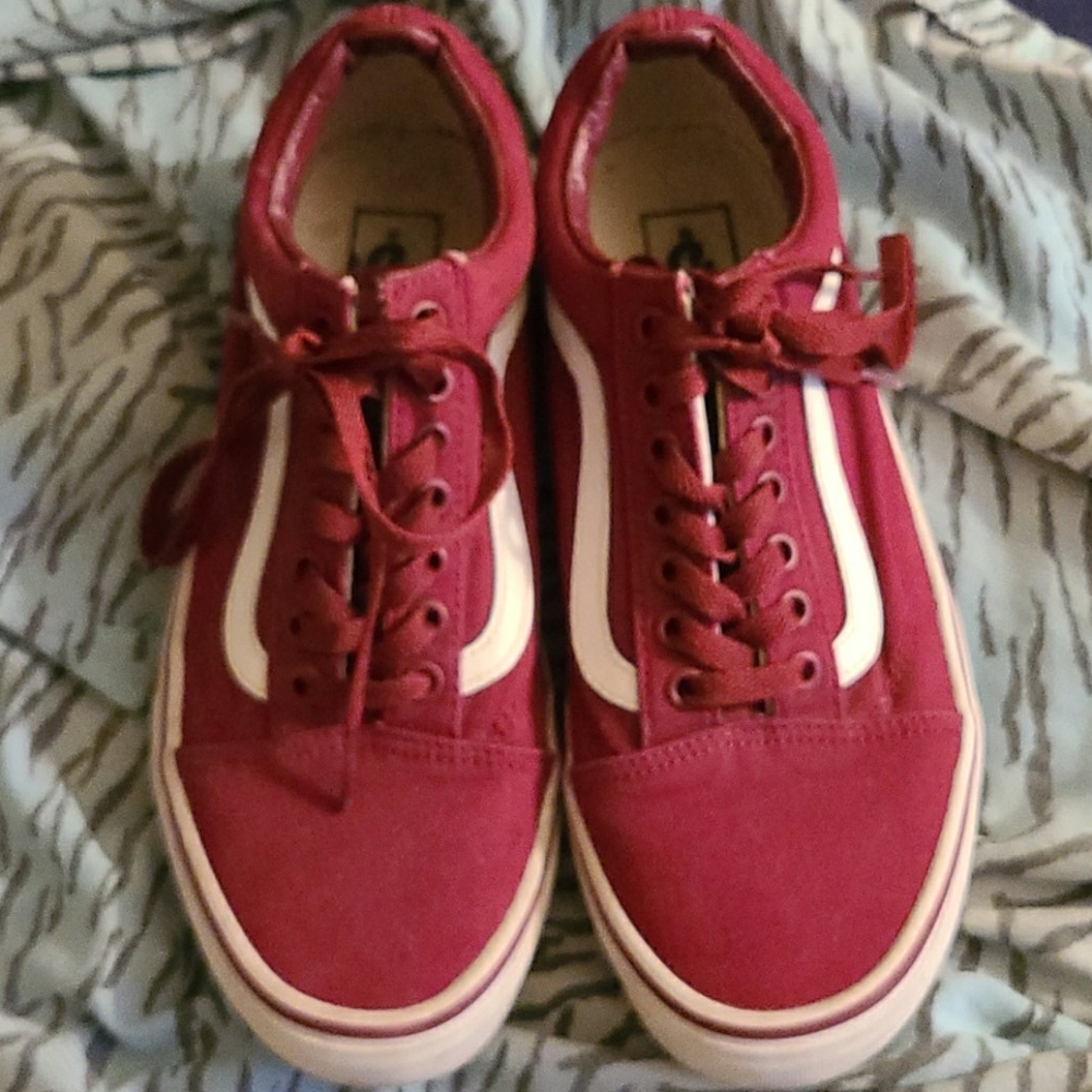 Marroon Vintage vans